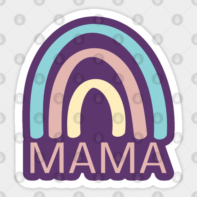 Mama Rainbow Sticker by JoannaMichelle